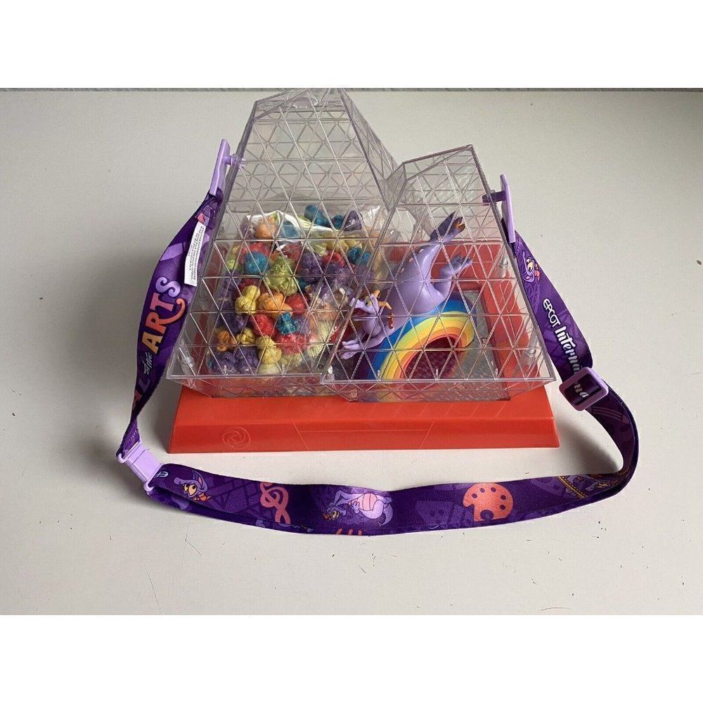 Epcot Festival Of The Arts Figment Pavilion Popcorn Bucket Lights Up Disney 2024